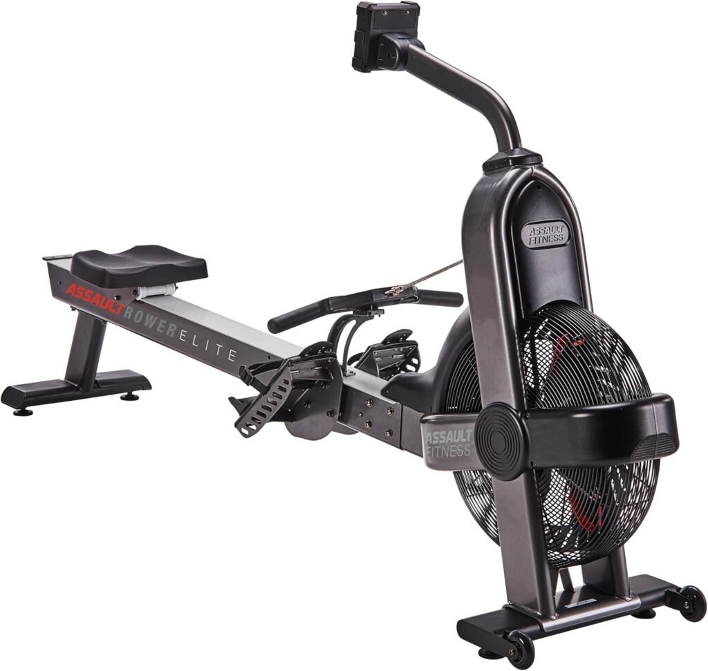 Assault Fitness Rower Elite - Rower Machine for HIIT, Cardio, and Endurance Training