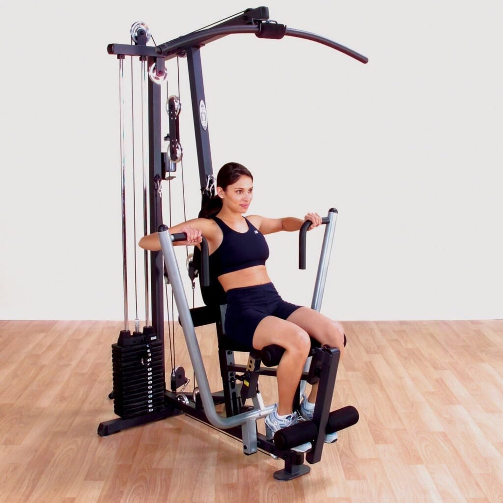 Body-Solid (G1S) Selectorized Weights Stack Home Gym Machine, Arm  Leg Strength Training