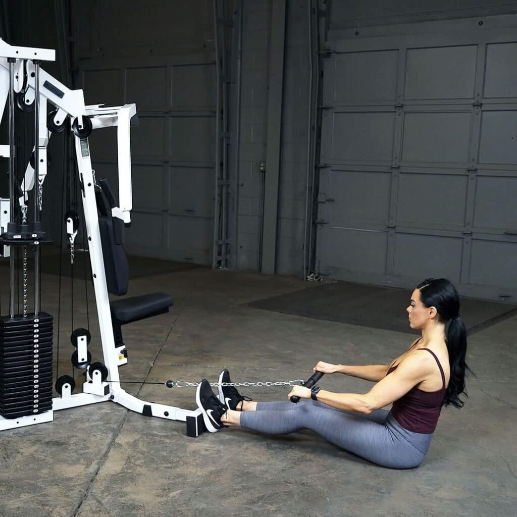 Body-Solid Multi-Station, Single Weight Stack Home Gym Machine, Arm  Leg Strength Training Functional Exercise Workout Station, 210lbs. Black Weight Stack