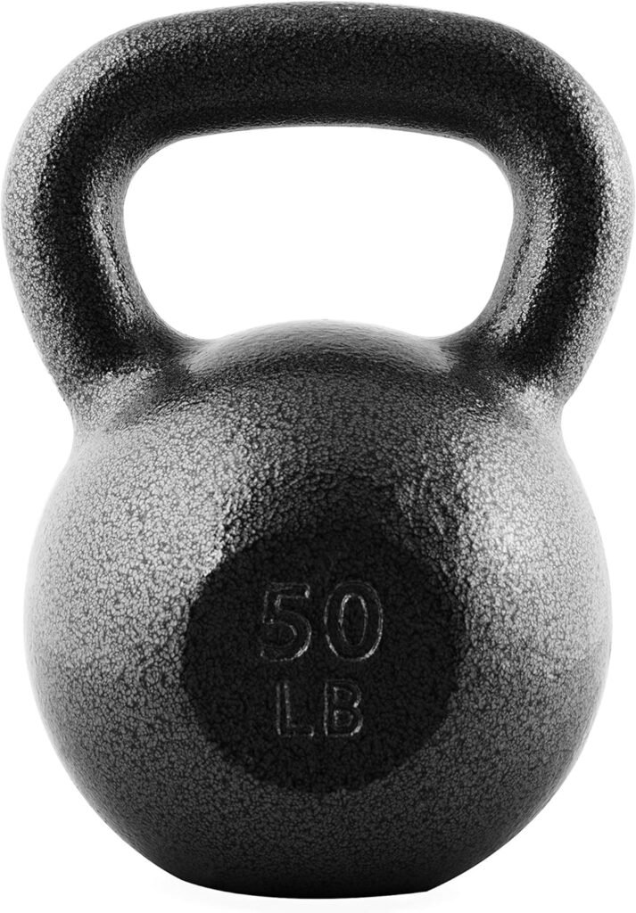 CAP Barbell Black Cast Iron Kettlebell Single or Set | 10-80 Lbs