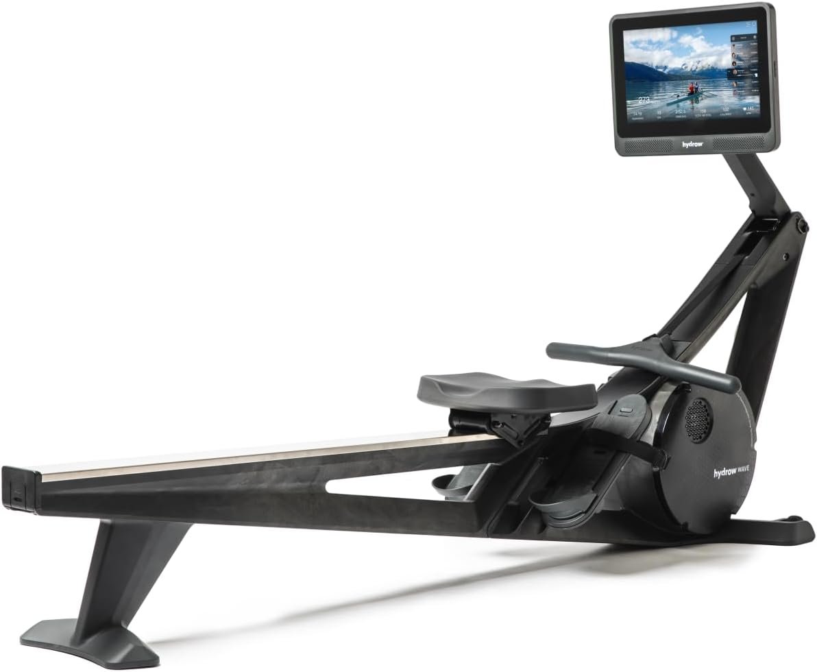 Hydrow Wave Rowing Machine with 16 HD Touchscreen  Speakers - Foldable | Live Home Workouts, Subscription Required