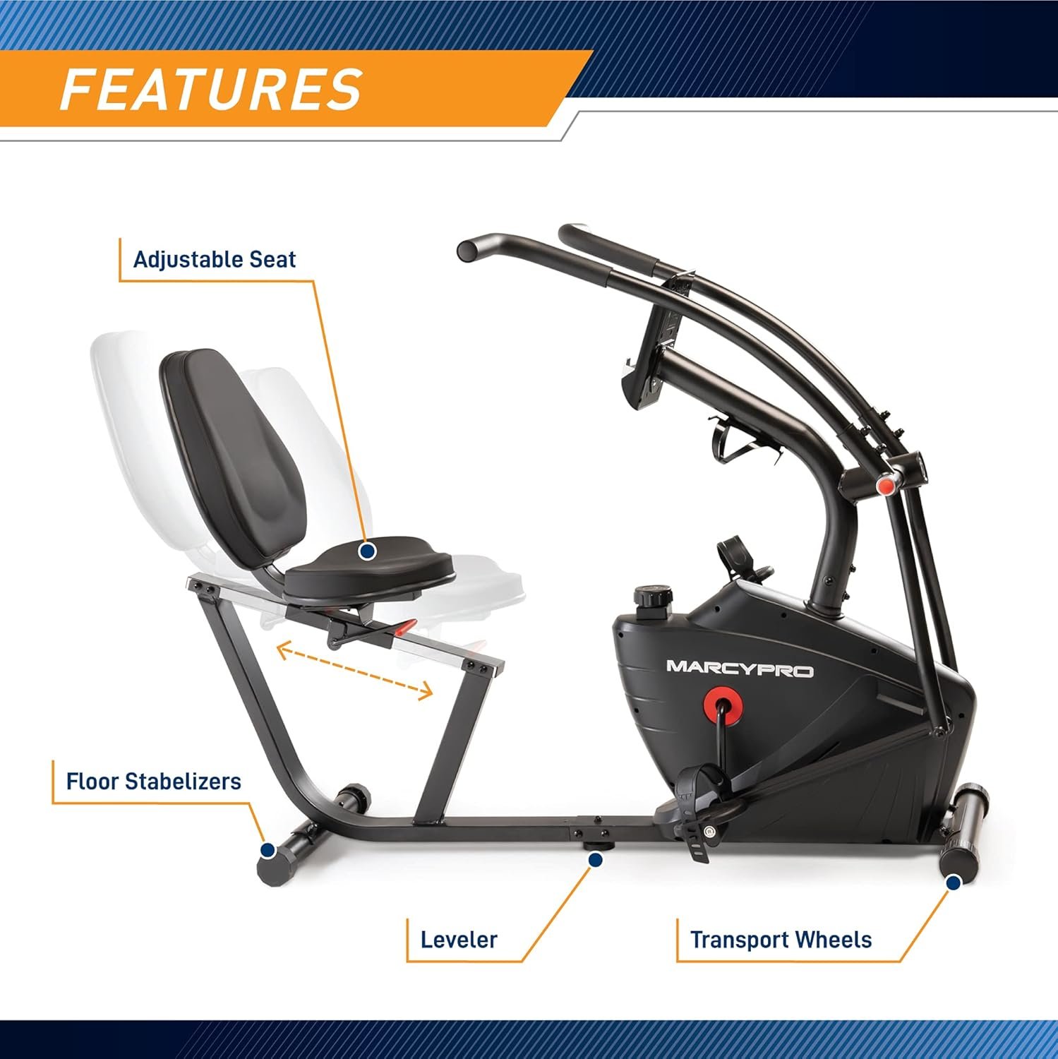 Marcy Dual Action Recumbent Exercise Bike with Arm Exercisers Review