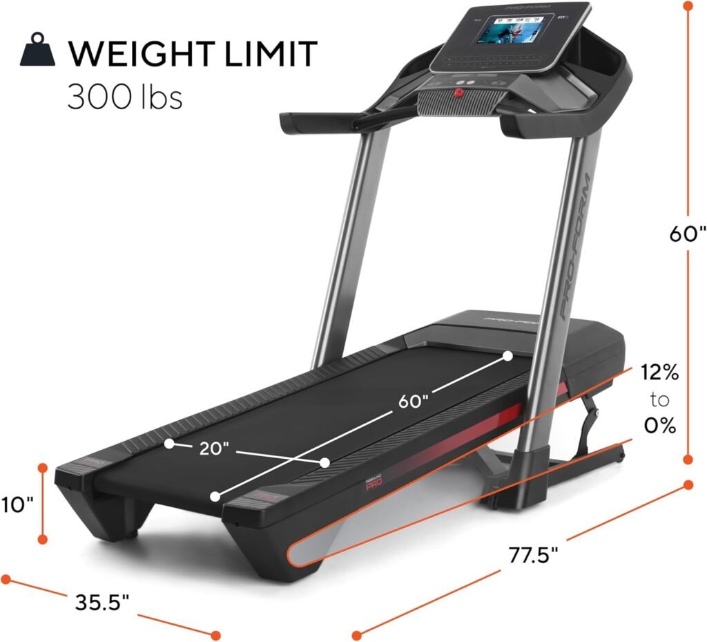 ProForm Pro 2000 Smart Treadmill with 10” HD Touchscreen Display and 30-Day iFIT Pro Membership