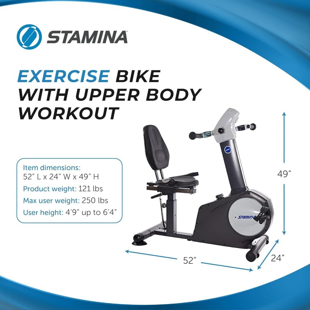 Stamina Elite Total Body Recumbent Bike