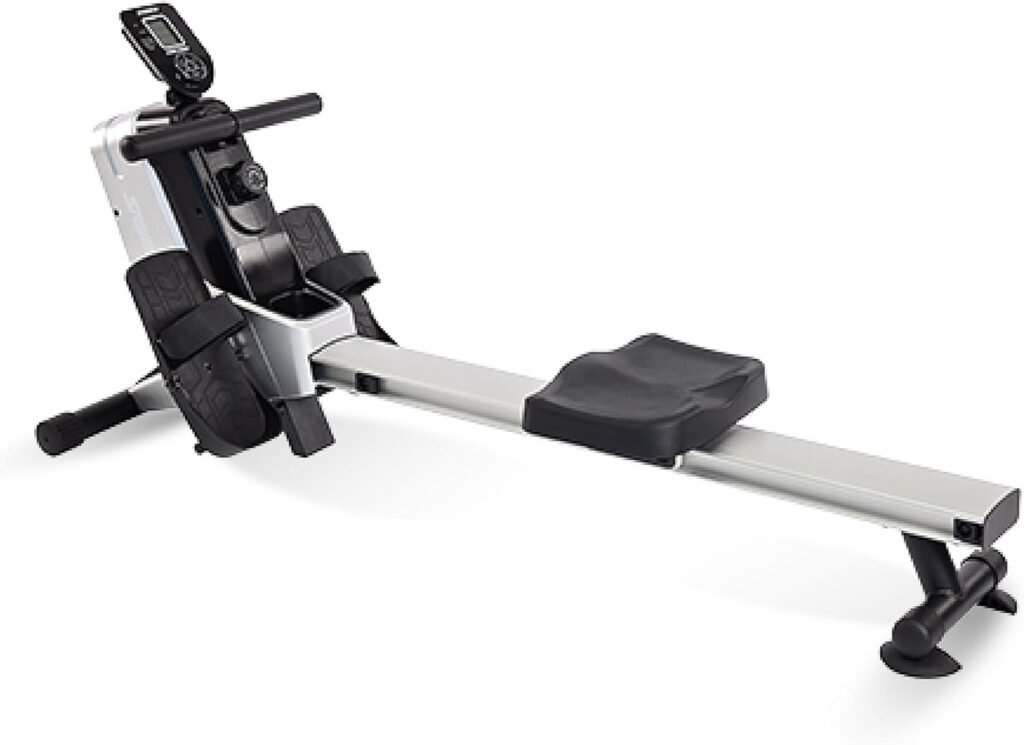 Stamina Magnetic Rower - Rower Machine with Smart Workout App - Rowing Machine with Magnetic Resistance for Home Gym Fitness - Up to 250 lbs Weight Capacity