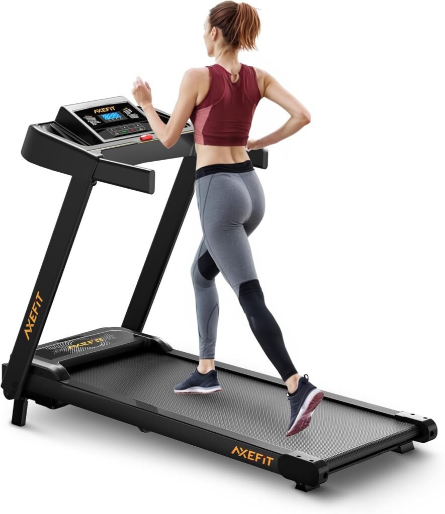 Treadmill with Incline, Folding Treadmills for Home, 265 LBS Capacity Portable Incline Treadmill, 2.5HP Low-Noise Treadmills LED Display for Walking Jogging Running