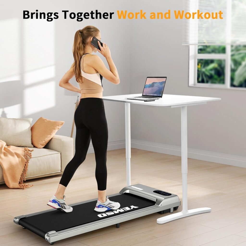 Walking Pad, Walking Pad Treadmill 330 lb Capacity, 3 in 1 Portable Under Desk Treadmill for Home and Office with Remote Control, LED Display