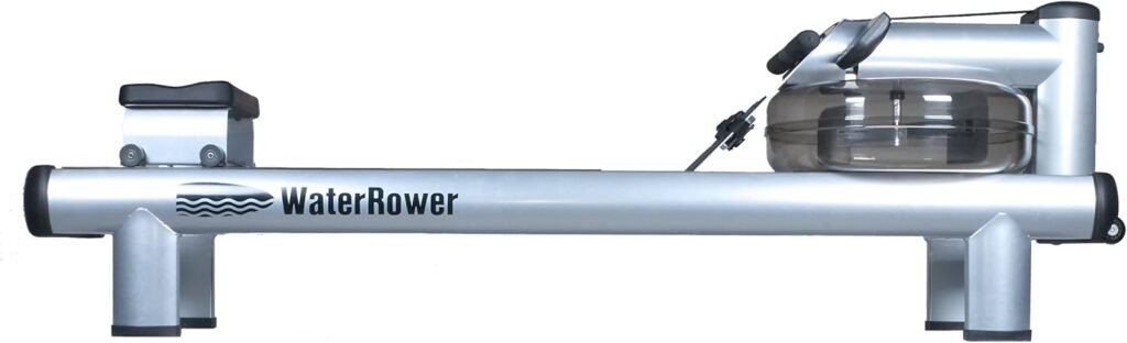 WaterRower M1 Hi Rise Rowing Machine with S4 Monitor | USA Made | Original Handcrafted Erg Machine for Home Use  Gym | Best Warranty